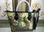 Gucci Soft GG Green Blooms tote 