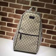 Gucci new style print GG bacpack apricot 