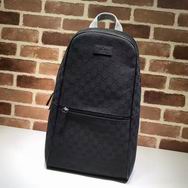 Gucci new style print GG bacpack black 