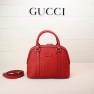 Gucci Soft Gucci Signature top handle bag red 