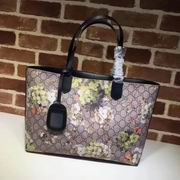 Gucci Soft GG Green Blooms tote