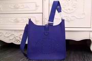 Hermes  Evelyne shoulder Bag in blue 
