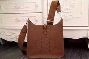 Hermes  Evelyne shoulder Bag in brown  