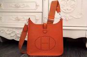 Hermes  Evelyne shoulder Bag in orange 