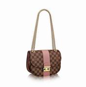 Louis Vuitton Coated Damier Ebene canvas and Cuir Taurillon leather exterior Wight bag??Magnolia 