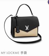 Louis Vuitton Solf Calfskin My Lockme bag  Black & White 