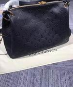 Louis Vuitton Embossed supple cowhide and smooth supple cowhide PONTHIEU PM Noir