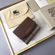 Burberry House Check and Leather Wallet brown 