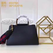 Gucci Nymphaea leather top handle bag