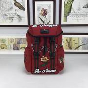 Gucci Backpack with embroidery red techno canvas 