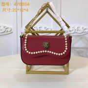 Gucci new style leather shoulder bag red 
