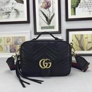 Gucci GG Marmont small shoulder bag black 