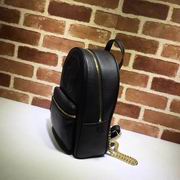Gucci leather backpack black 