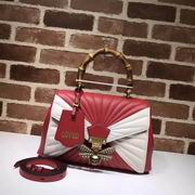Gucci Queen Margaret medium top handle bag red & white 