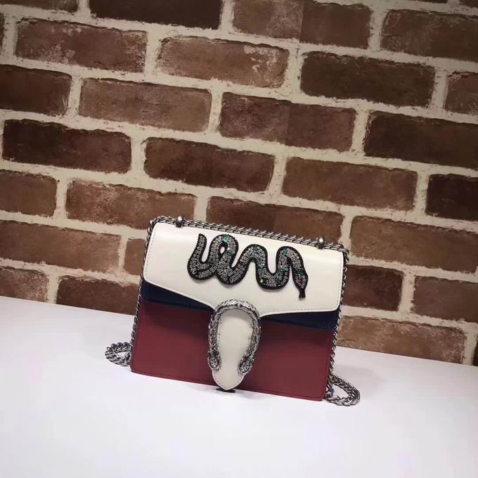  Gucci Dionysus embroidered leather mini bag