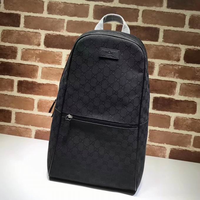  Gucci new style print GG bacpack black