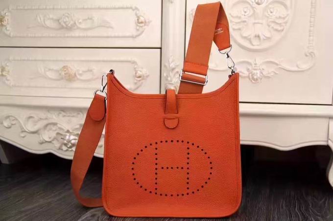  Hermes  Evelyne shoulder Bag in orange