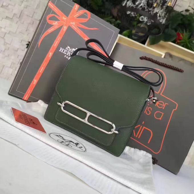  Hermes small roulis Bags in GREEN