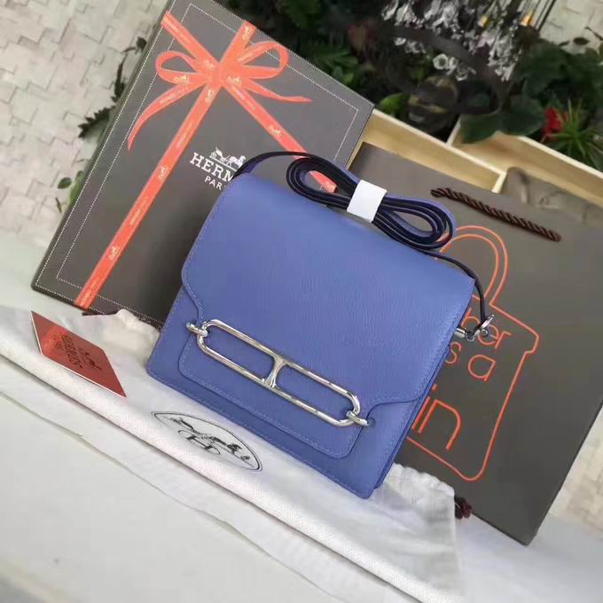  Hermes small roulis Bags in LIGHT BLUE