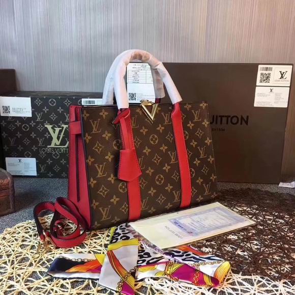  Louis Vuitton VERY TOTE MM  Red