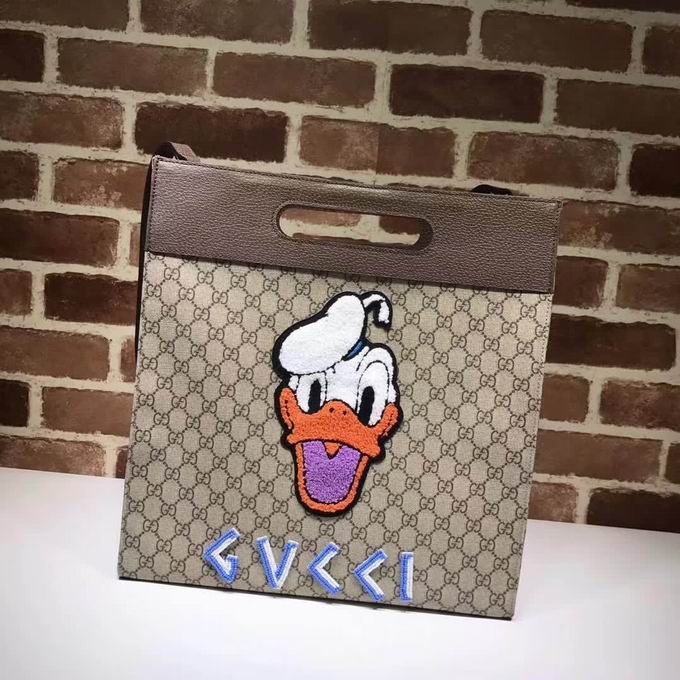  Gucci Soft GG Supreme Donald Duck tote
