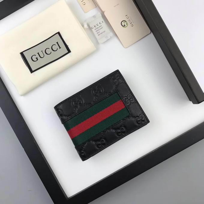  Gucci Signature Web wallet black