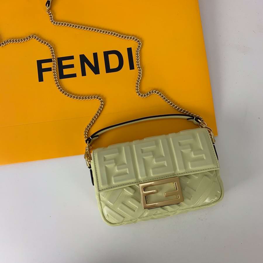  BAGUETTE yellow leather bag mini